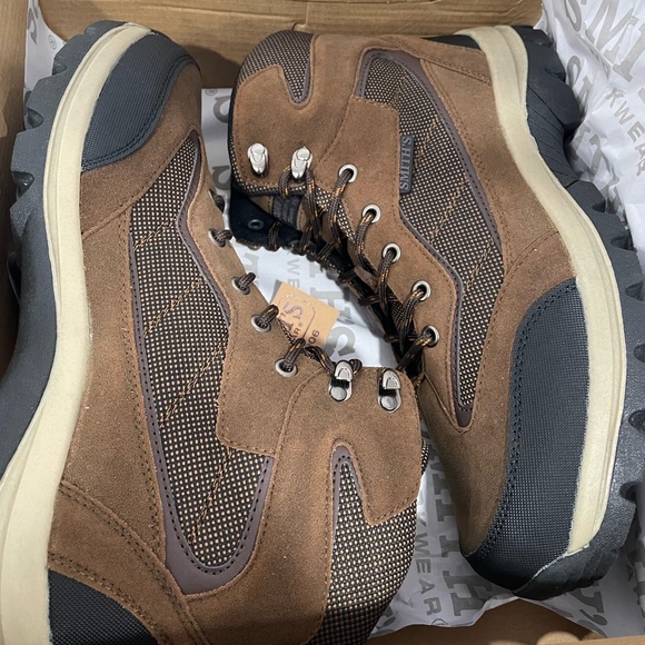 Smith's Men's Premium Water-Resistant Hiking Boots - Brown - Size US 11 - Picture 2 of 7